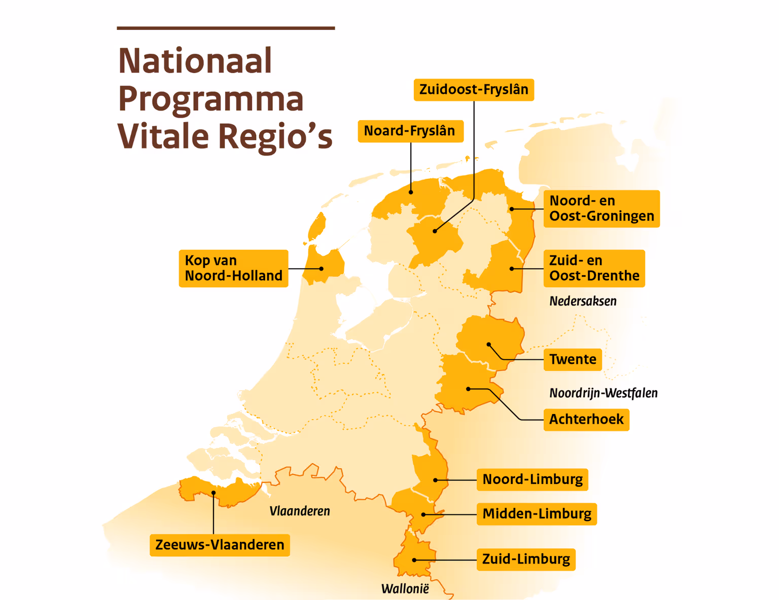 Npvr Opgaven in de elf regio’s van het NPVR scherper in beeld | Elke regio telt